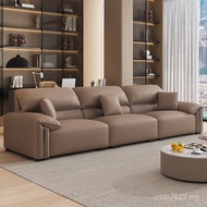 Elephant Extreme Leather Antique Sofa Apartment Size Direct Covering Ears Row Leather Sofa Simple So