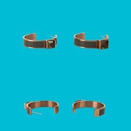 Folli Follie 玫瑰金耳圈耳環 Rose Gold Hoop Earrings