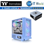 Thermaltake Toughpower GF A3 PSU with Thermaltake Ceres 330 TG ARGB E-ATX PC Case Hydrangea Set