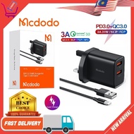 Mcdodo Fast Charger CH-479 12w Dual USB Fast Charging Adapter With Cable For Micro Ip Type-C