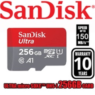 Ultra 256GB Micro SD Card SDXC A1 UHS-I 150MB/s Mobile Phone TF Memory Card SDSQUAC-256G