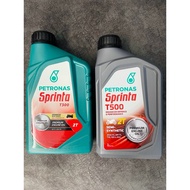 PETRONAS Sprinta 2T T500 / T300 Semi Synthetic Premium Engine Oil Motorcycle Engine Oil 1L