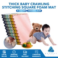 Extra Thick 2.5cm Baby Crawling Foam Mat 60x60cm Jigsaw Puzzle Play Mat Waterproof Soundproof Floor 