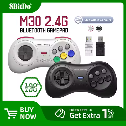 8BitDo M30 2.4G Wireless Bluetooth Gamepad Game Console Controller Compatible for Nintendo Switch OL