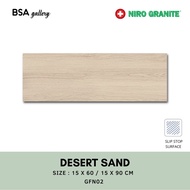 KAYU Niro GRANITE FINEWOOD DESERT SAND 15X60/GRANITE Wood Floor 15X90