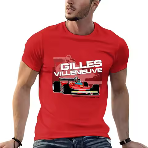 New Gilles Villeneuve - F1 1979 T-Shirt tees oversized t shirt oversized t shirts t shirts for men p