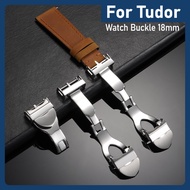 For Tudor Clasp Stainless Steel Buckle 18mm Watch Buckle Replacement Black Bay Men Women