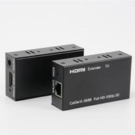 [3大陸直購] HDMI 訊號延長器 1對2入 60米 HDMI 轉 RJ45 網路線 監視器 1080p 配 USB 電源線 需自備 DC5V-2A 電源 _OO6