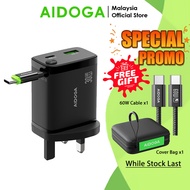 AIDOGA CH-413 30W Charger Retractable Cable Adapter 30W Fast Charging Charger Adaptor AIDOGA CH-4131