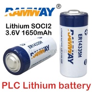 RAMWAY ER14335H 2/3AA 3.6V 1650mAh 14335 PLC control system Lithium Li-SOCl2 replacement Disposable 