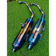 Exhaust Silent Killer Apido PREMIUM BLUE PURPLE power pipe beat Crab beat new Click 125 power pipe E