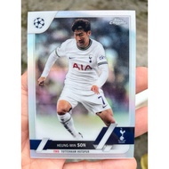 HEUNG MIN SON CARD TOPPS CHROME REFRACTOR