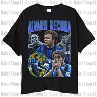 Uruguay Alvaro RECOBA T-shirt/ Vintage Wash Alvaro Recoba Inter FC Unisex Football shirt