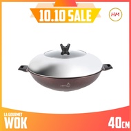 La Gourmet Shogun Chef Wan 40cm Volcano Wok (Free Steamer Rack)