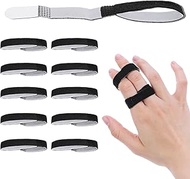 Wanmu Buddy Tape Finger Straps, 10 Pcs Finger Buddy Wraps With Padded, Hook and Loop Pinky Fingers T