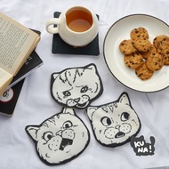 Kuna Coaster, Cute Coaster Table Mat Coaster Set