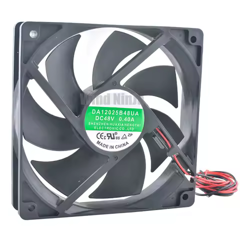 DA12025B48UA 12cm 120mm fan 120x120x25mm DC48V 0.40A Dual ball bearing axial flow fan cooling fan fo
