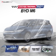 BYD M6 Transparent Car Body Cover BYD M 6 Plastic Car Cover/ BYD M6 EV 2024 2025 Waterproof Free Bag