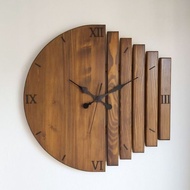 Classic wall clock teak wood wall clock/ unique wall clock wooden clock