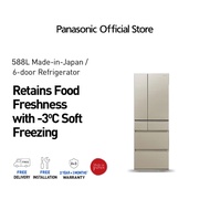 Panasonic Premium MIJ Made In Japan 6-Door Refrigerator NR-F603GT-NS