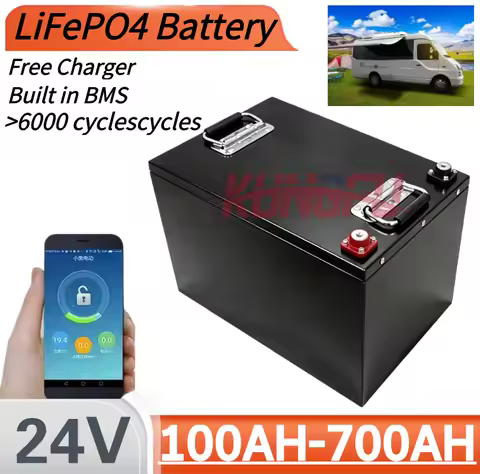 KF- Lifepo4 24v 200Ah 100Ah 300AH 400AH 500AH 600AH 700AH Lithium Lifepo4 Battery For Solar System R