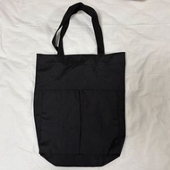 MUJI 無印良品黑色可折疊環保購物袋