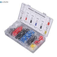 SUCHENHD 1200 Pcs Wire Ferrule Terminal Kit, 8 Different Size 0.5mm-10mm Cold Pressed Terminals, Ass