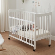 Furniture Direct ELLA 120x60cm Solid Wood Baby Cot-White