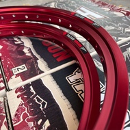 ต่อคู่) วงล้อ FALCON ARGON ทรงเอ สีล้วน1.4หน้า/หลัง ขอบ17 Motorcycle มอเตอร์ไซค์