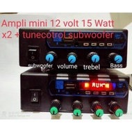 AMPLIFIER MINI 12 VOLT SUBWOOFER POWER KELAS D SUBWOOFER