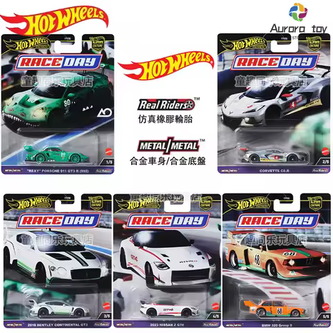 Hot Wheels Car Model Car Culture Series Track Day Porsche 911 Gt3r Bentley Bmw Nissan Z Collection C