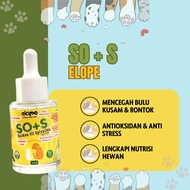SOS SALMON OIL SPIRULINA VITAMIN ANTI-HAIR LOSS PURE FISH OIL FOR CATS AND DOGS elope
