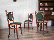 【卡卡頌  歐洲古董】英國老件 曲木椅 餐椅 書桌椅 古董椅 酒館椅 (全新坐墊布面)ch0522