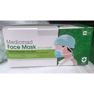 FACE MASK 3-PLY DISPOSABLE 50PCS TIE-ON MEDICMAD SURGIPRO IDEALCARE MEDICOS IKAT TALI