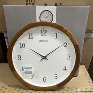 Seiko Clock QXA763B Brown Wood Casing Analog Numeral Quartz Wall Clock QXA763