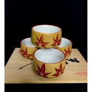 Set of 4 cups - tea and water cups made of Japanese ceramics (canned goods)