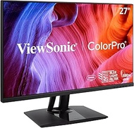 ViewSonic VP2756-2K 27 Inch IPS 1440p Ergonomic Monitor with Ultra-Thin Bezels, Color Accuracy, Pant