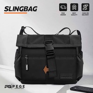 PEGE Perrin Casual Sling Bag 2-in-1 Men's Foldable Tote Bag - PG TDS 001