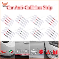 4pcs Car Door Guard Edge Protector Anti-Collision Strip Guards with Logo