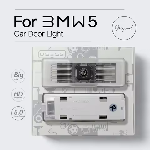 2pcs Welcome Car Door Light For BMW 5Series 1 2 4 3Series Projector Lamp Car icon X1 X3 X5 X2 7Serie