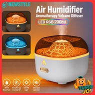 NEWSTYLE Air Humidifier Aromatherapy Aesthetic Volcano Diffuser 200ml - YMJ-H8