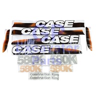 CASE 580K Backhoe Loader Sticker Set