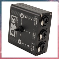 (E B M Audio Manual  2 in 1 Out/1 in 2 Out Audio Switcher 6.35/6.5 XLR Audio Switcher for Microphone