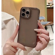 Softcase SPACE TPU BLACK TRANSPARENT OPPO F1S A74 A95 A57 A77S A15 A15S A16 A16K A16E A16S A17 A9 A5