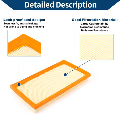X Autohaux Car Engine Air Filter No.1780177050/178010T060 for Toyota Corolla 1.8L 2.0L 2019- 2024