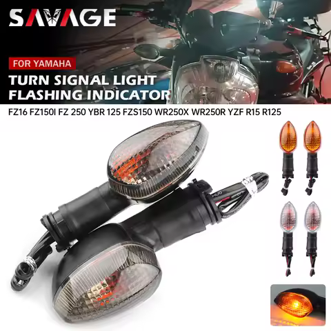 Turn Signal Light For YAMAHA FZ16 FZ150i FZ 250 YBR 125 FZS150 WR250X WR250R YZF R15 Motorcycle Dire
