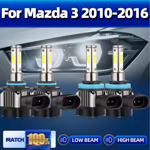 90W Canbus LED Headlight Bulbs H11 9005 HB3 Turbo Car Light 12000LM 3570 CSP For Mazda 3 2010 2011 2