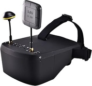 EV800D FPV Goggles with DVR - 5.8G 40CH 5 Inch Screen Build in Antenna Battery for Analog FPV Camera