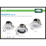 NVC NLED112* LED Adjustable Ceiling Spotlight 4w 3Inch/7w 4Inch/9w 4Inch Natural White/Daylight 30o 