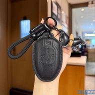 Leather Car Remote Key Shell Case Cover Key Protect Holder Fob For GAC Trumpchi GS4 GM8 GA3 GA6 GA4 
